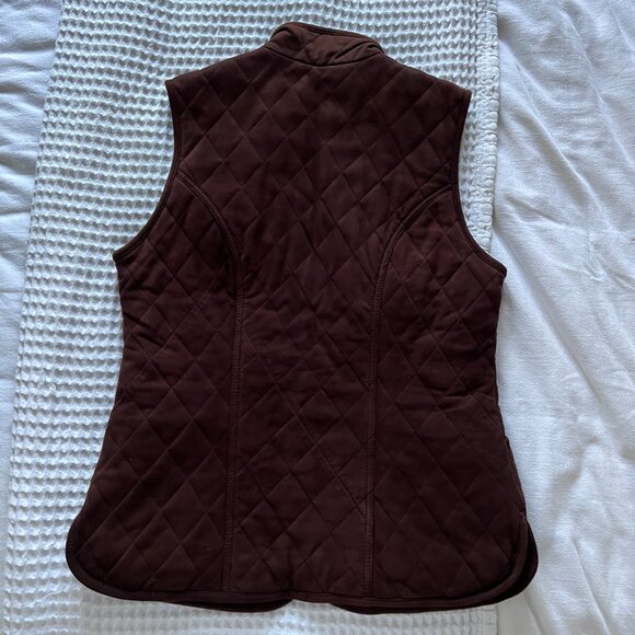 NWOT Orvis Suede Padded Vest - Picture 2 of 7